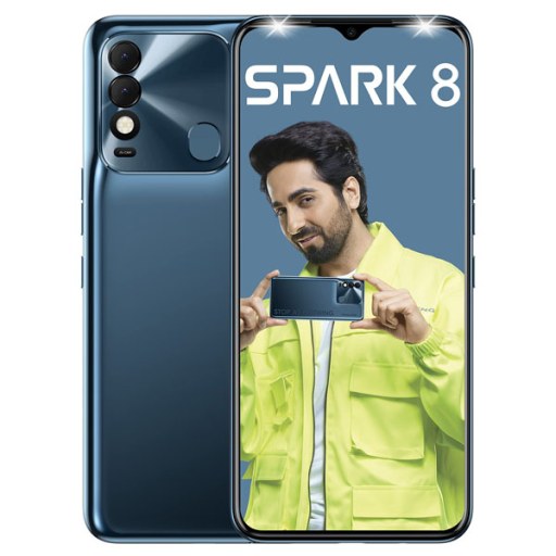 Tecno Spark 8 Atlantic Blue