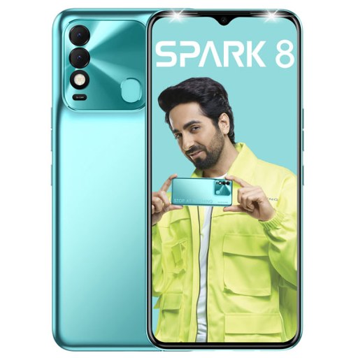 Tecno Spark 8 Turquoise Cyan