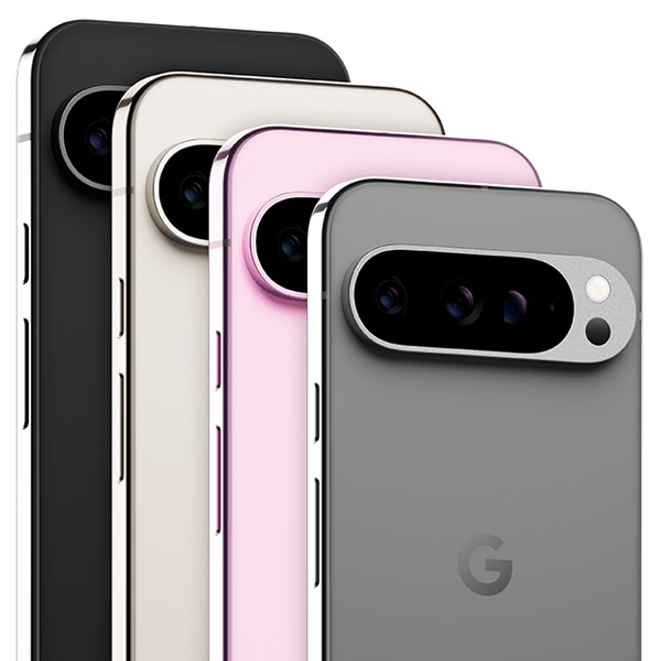 Google Pixel 9 Pro Porcelain, Rose Quartz, Hazel, Obsidian