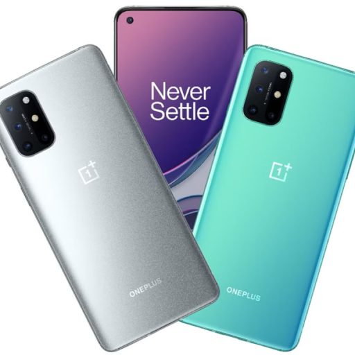 OnePlus 8T Aquamarine Green, Lunar Silver