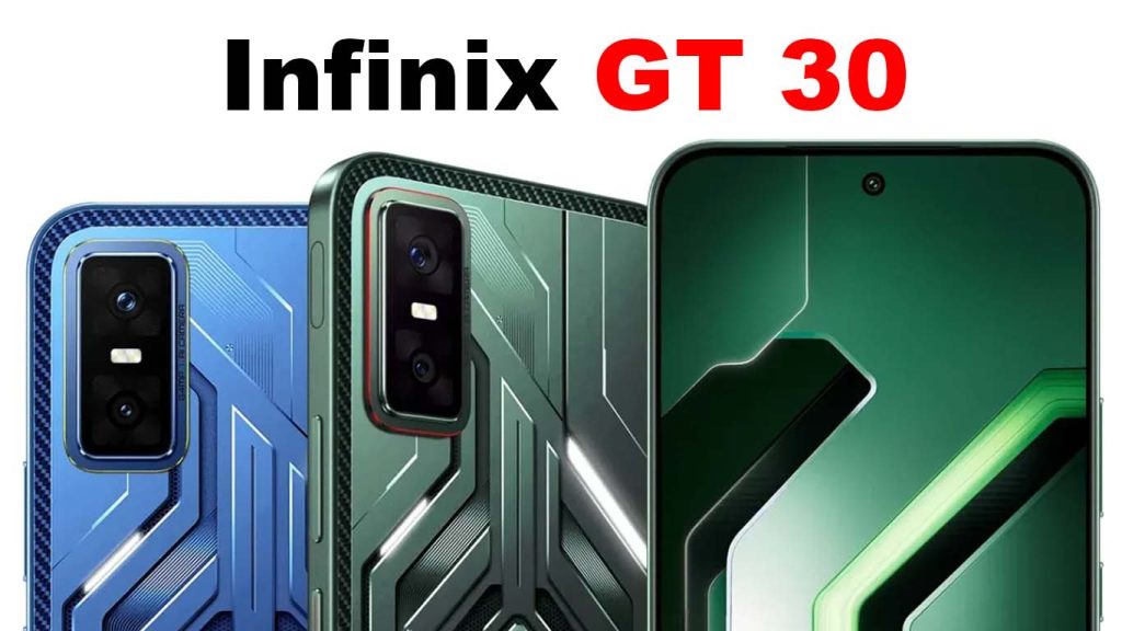 Infinix GT 30 Infinix GT 30 Pulse Green, Cyber Blue, Blade White