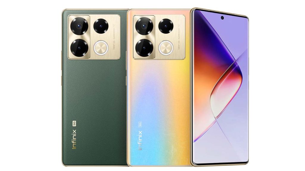 Infinix Note 40 Pro 4G Infinix Note 40 Pro 4G Vintage Green, Titan Gold