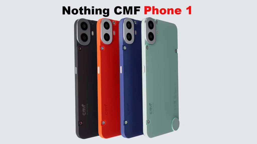 Nothing CMF Phone 1 Black, Orange, Light Green