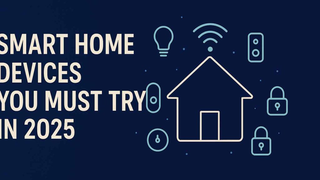 Smart Home Devices You Must Try in 2025 Smart Home Devices You Must Try in 2025
