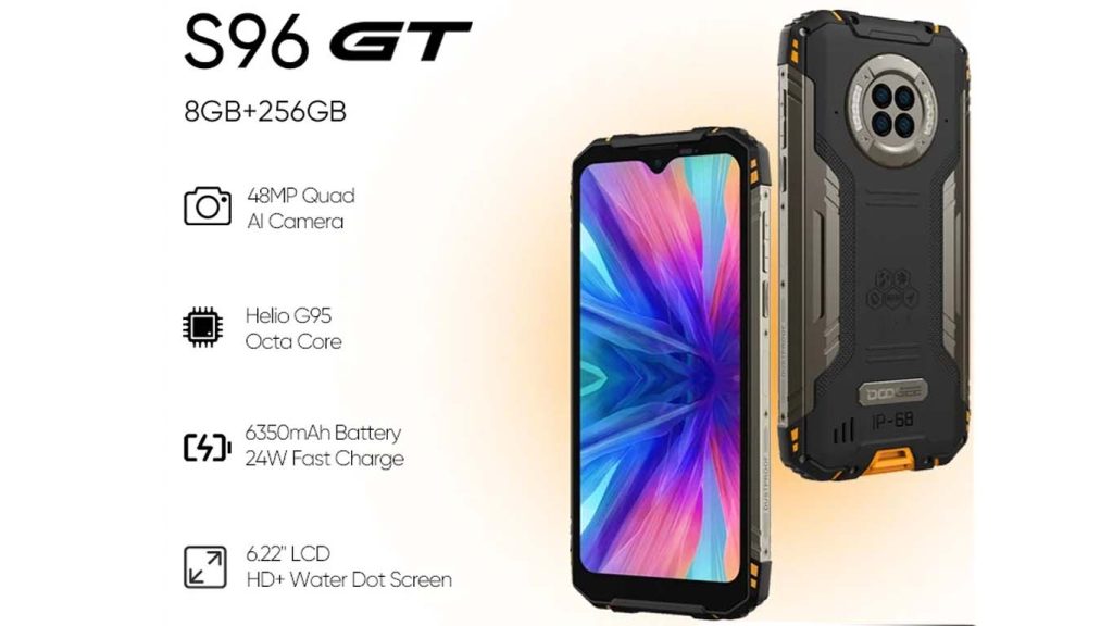Doogee S96 GT Black, Orange, Gold