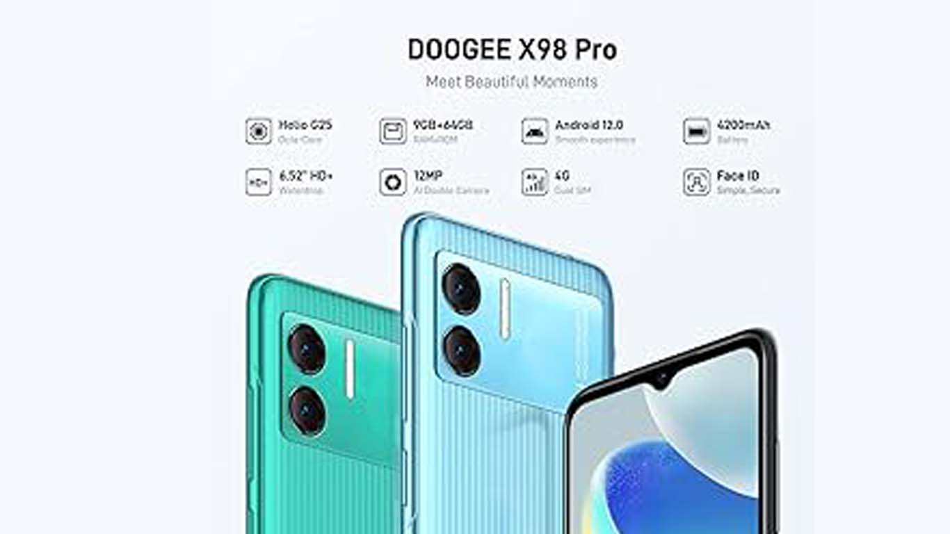 Doogee X98 Pro Emerald Green, Ocean Blue, Graphite Gray