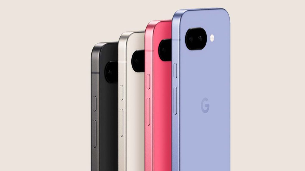 Google Pixel 9a Google Pixel 9a Obsidian, Porcelain, Iris, Peony