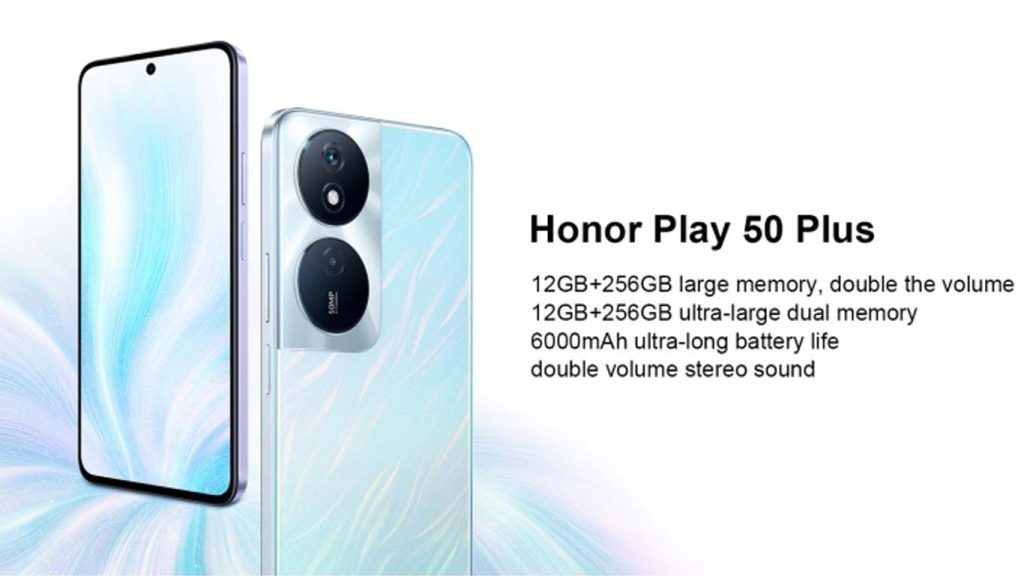 Honor Play 50 Plus Green, Silver, Black, Purple