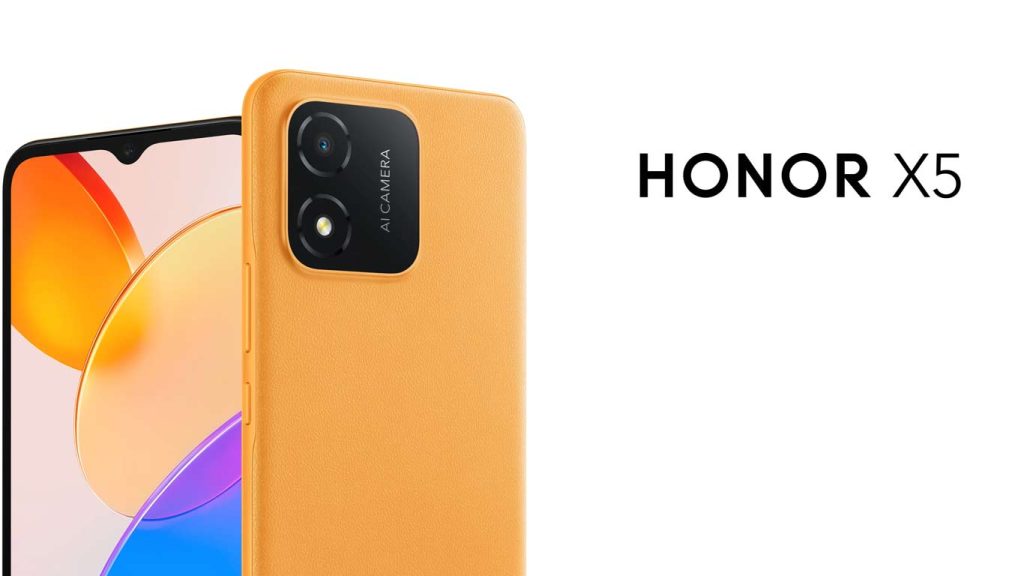 Honor X5 Sunrise Orange, Ocean Blue, Midnight Black
