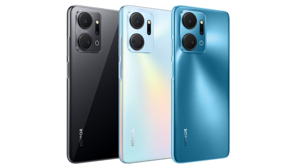 Honor X7a Titanium Silver, Ocean Blue, Midnight Black