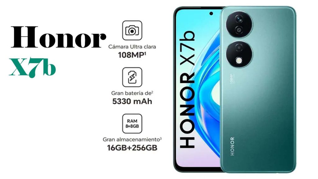 Honor X7b Emerald green, Shimmering silver, Deep black