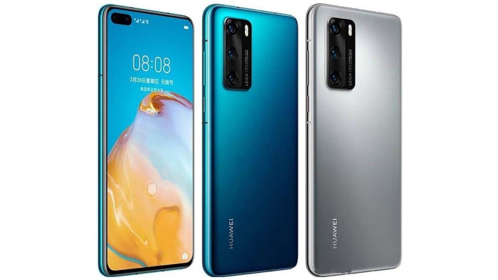 Huawei P40 4G Frost Silver, Dark Blue