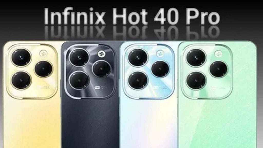 Infinix Hot 40 Pro Infinix Hot 40 Pro Palm Blue, Horizon Gold, Starlit Black, Starfall Green