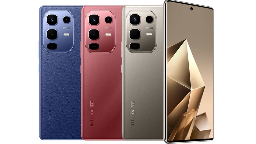 Infinix Note 50s Marine Blue, Titanium Grey, Ruby Red