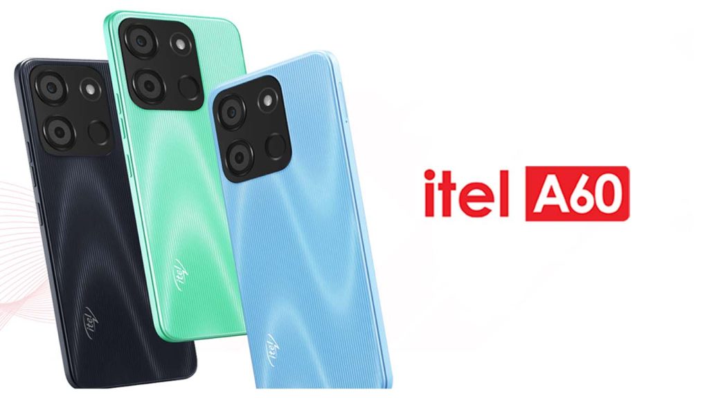 Itel A60 Itel A60 between Blue, Green and Black