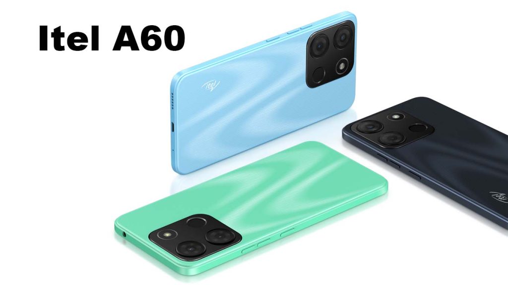 Itel A60 Itel A60 between Blue, Green and Black