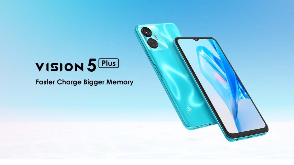 Itel Vision 5 Plus Itel Vision 5 Plus Sapphire Blue, Deep-Ocean Black