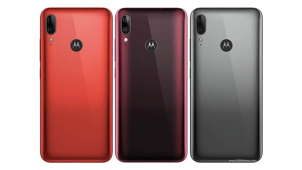 Motorola Moto E6 Plus Polished Graphite, Bright Cherry, Dark Red