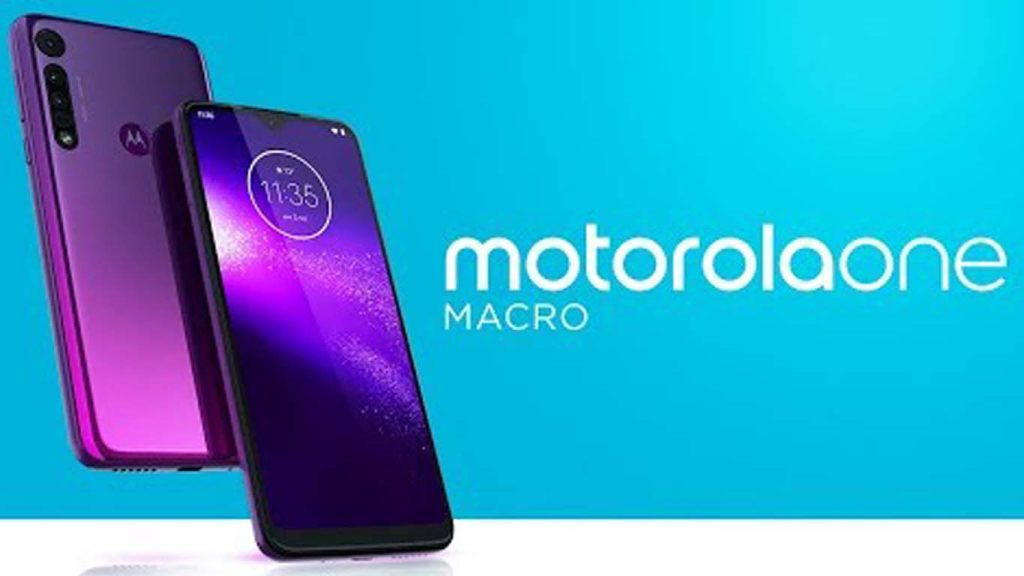 Motorola One Macro Space Blue