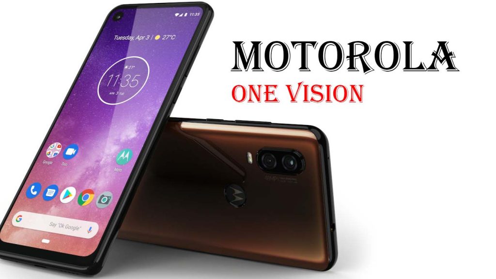 Motorola One Vision Bronze gradient, Sapphire gradient