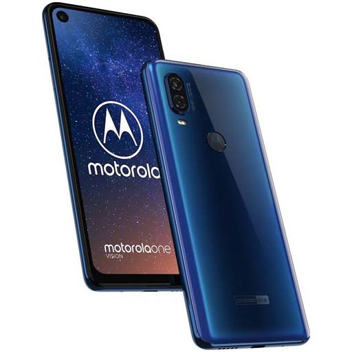Motorola One Vision Sapphire gradient