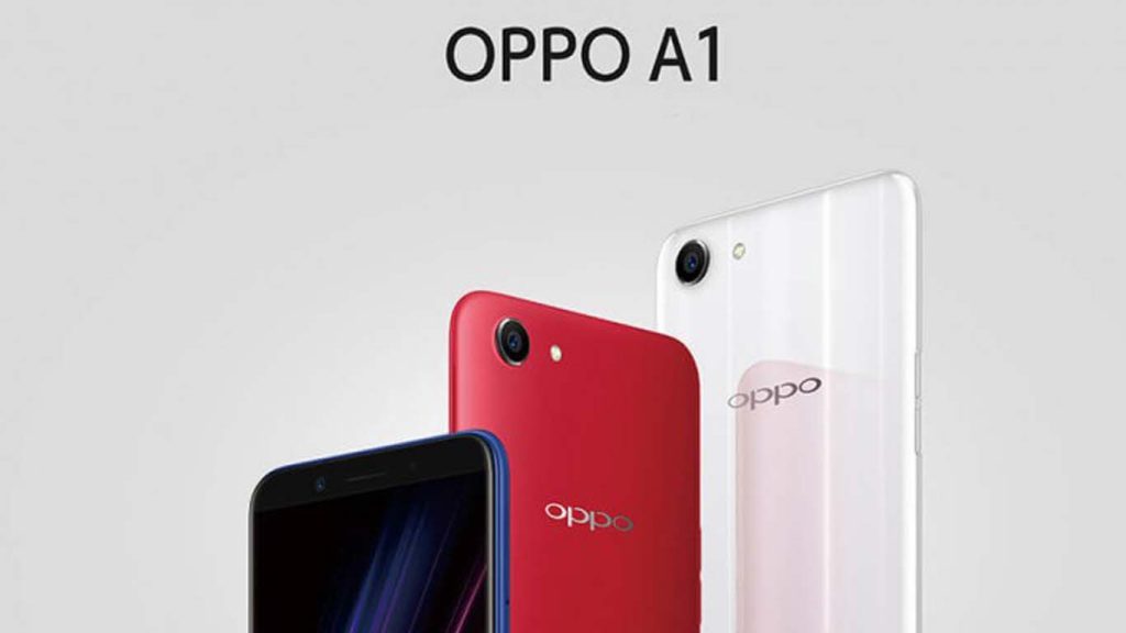 Oppo A1 Blue, Red, White