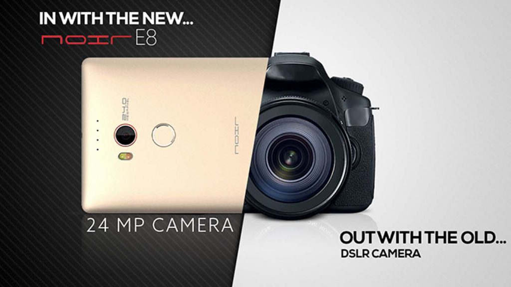 QMobile Noir E8 Black, Gold