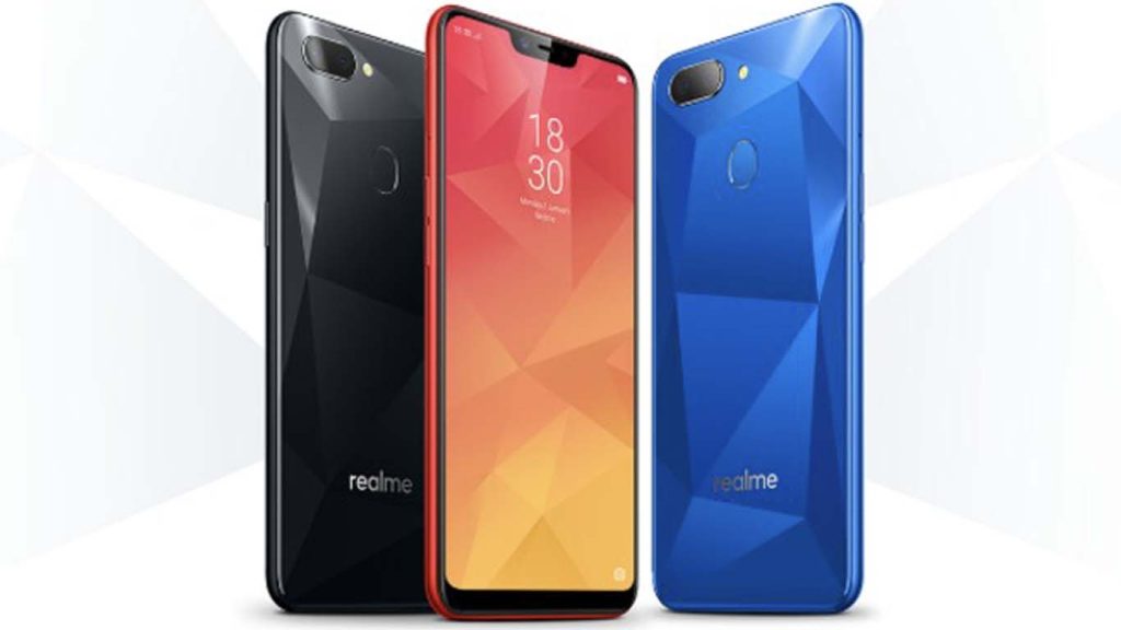 Realme 2 Diamond Black, Diamond Red, Diamond Blue