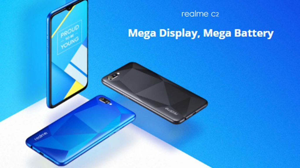 Realme C2 Diamond Black, Diamond Blue