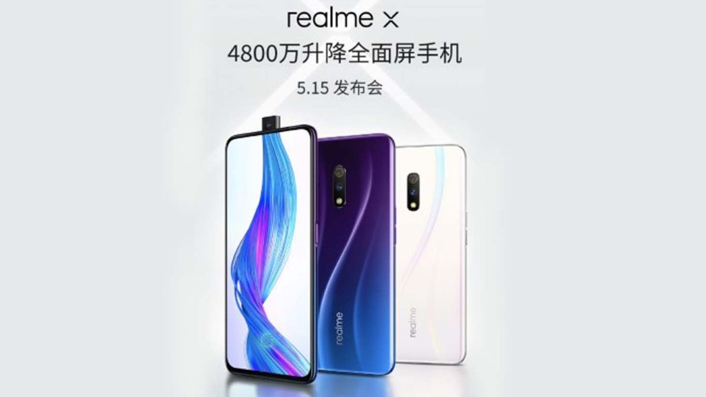 Realme X Steam white, Punk Blue