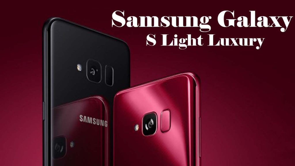 Samsung Galaxy S Light Luxury Burgundy Red, Black Night
