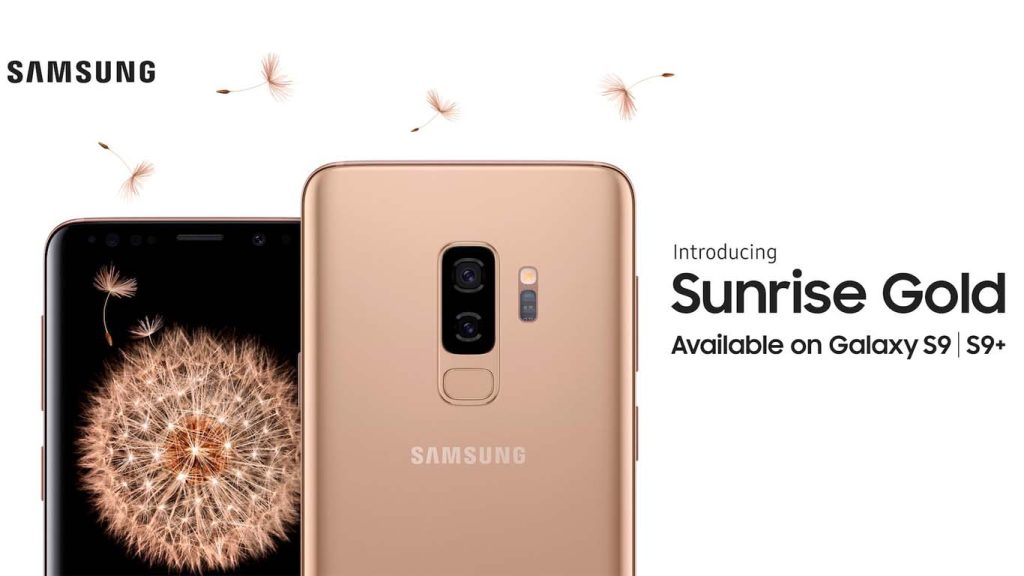 Samsung Galaxy S9 Plus Samsung Galaxy S9 Plus Midnight Black, Coral Blue, Titanium Gray, Lilac Purple, Burgundy Red, Sunrise Gold