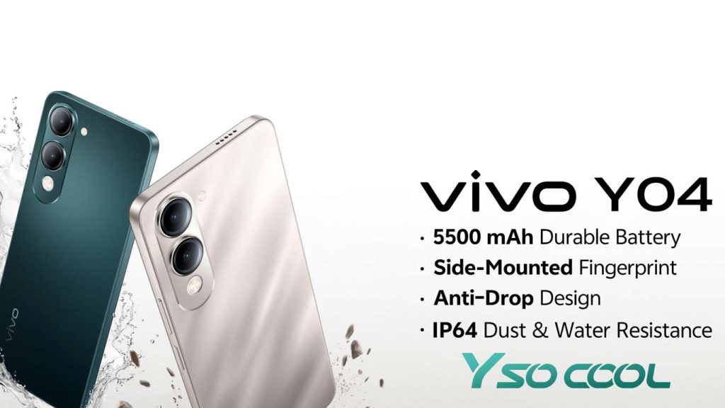 Vivo Y04 Titanium Gold, Dark Green