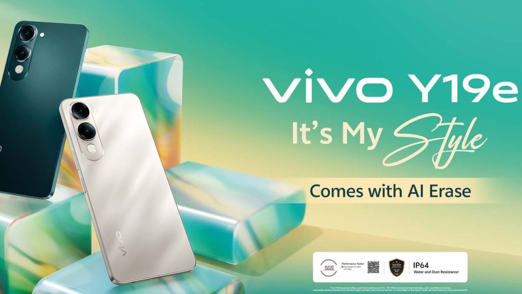 Vivo Y19e Majestic Green, Titanium Silver