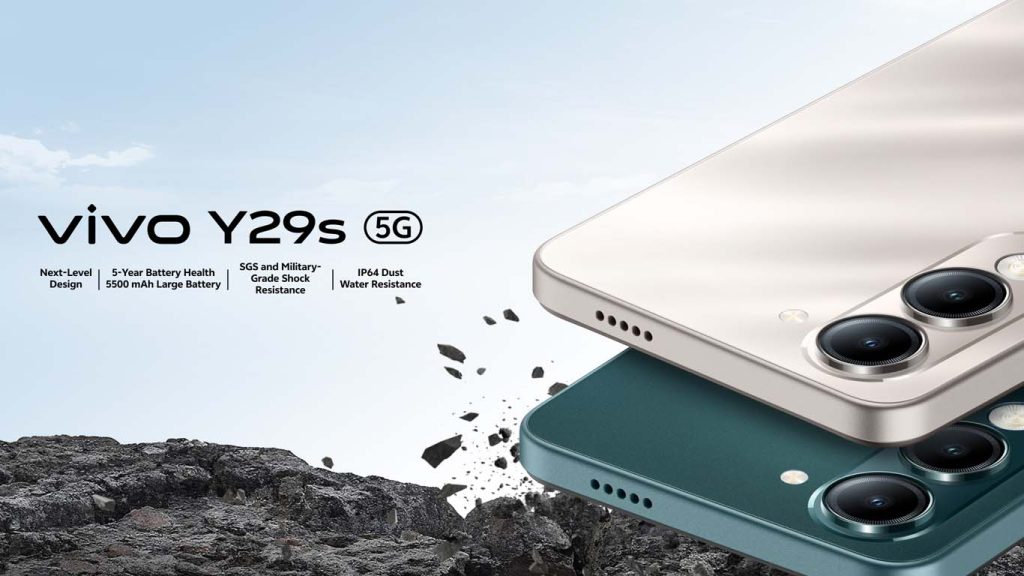 Vivo Y29s Titanium Gold, Dark Green