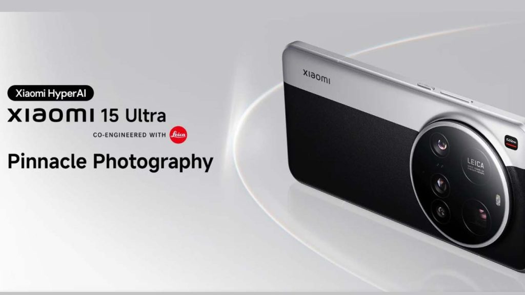 Xiaomi 15 Ultra Xiaomi 15 Ultra Black, White, Silver Chrome, Green