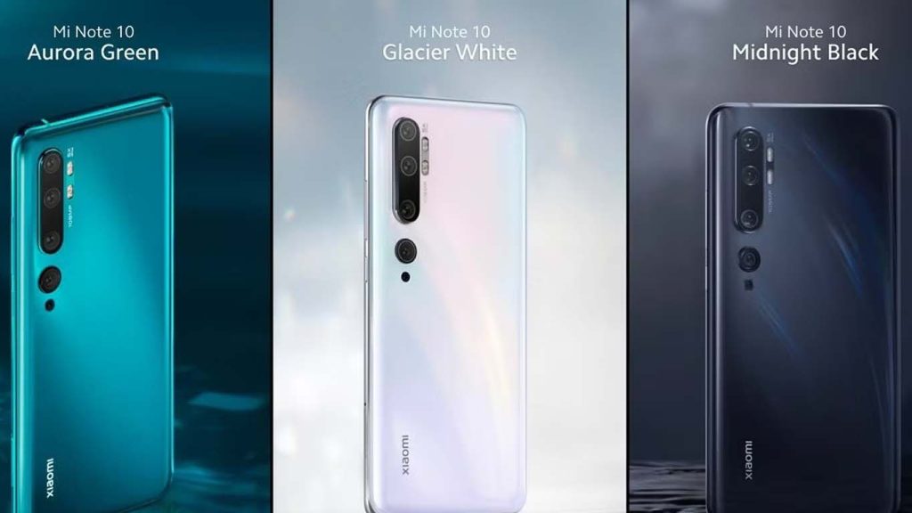 Xiaomi Mi CC9 Pro Xiaomi Mi CC9 Pro Aurora Green, Glacier White, Midnight Black