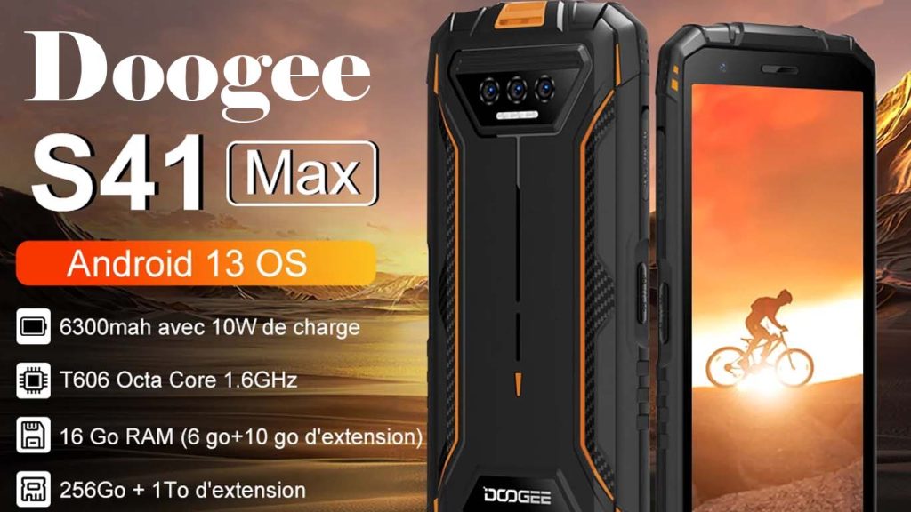 Doogee S41 Max Black, Orange, Green