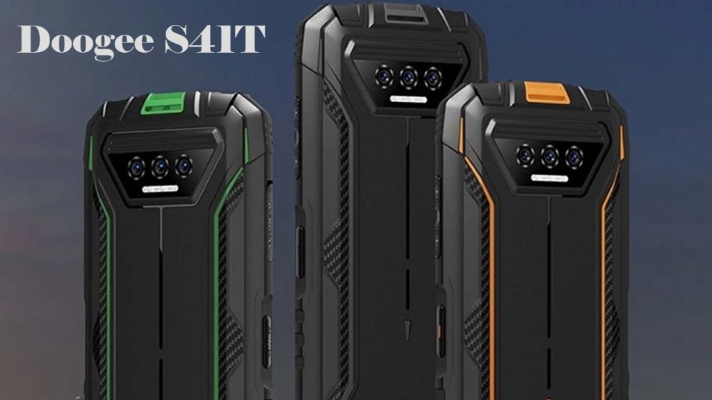 Doogee S41T Black, Orange, Green