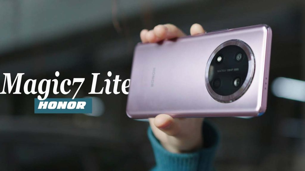 Honor Magic7 Lite Titanium Purple, Titanium Black