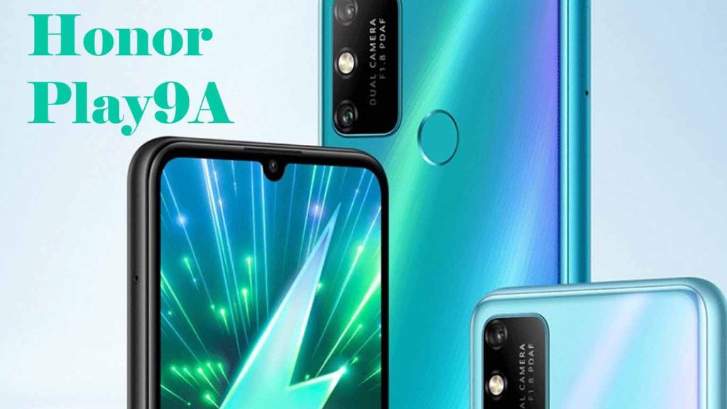 Honor Play 9A Blue Water Emerald, Jasper Green, Dark Night Black