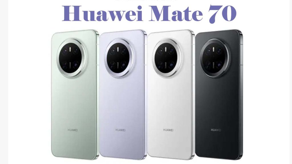 Huawei Mate 70 Black, Purple, White, Green