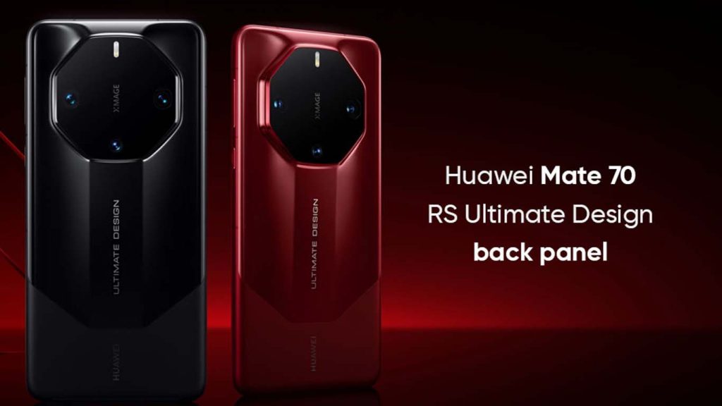 Huawei Mate 70 RS Ultimate Black, White, Red