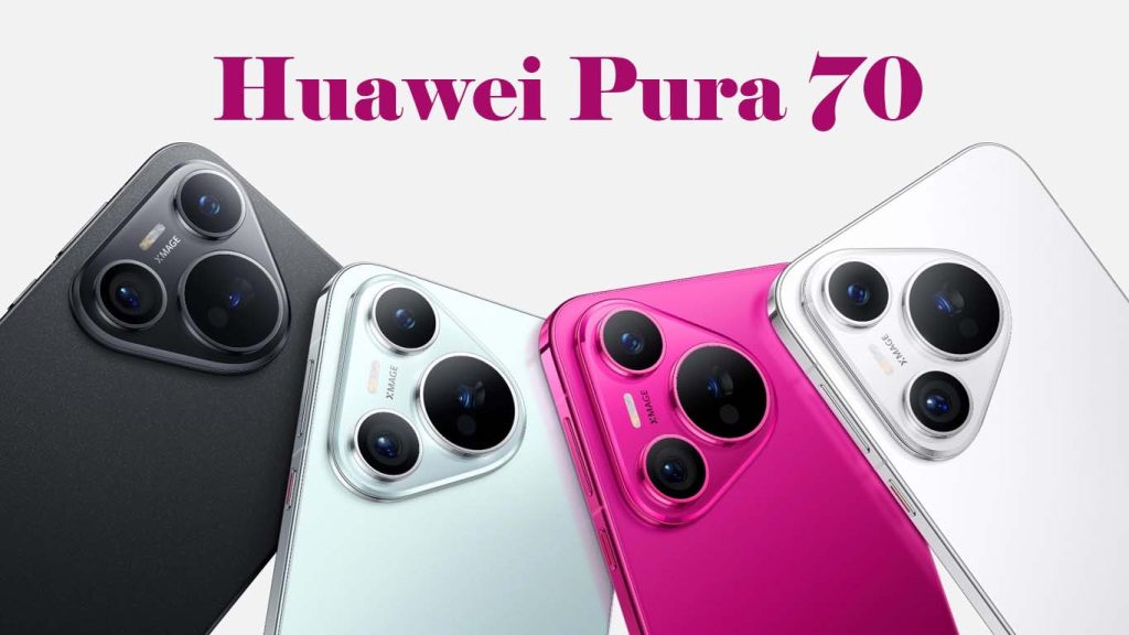 Huawei Pura 70 Black, White, Blue, Pink
