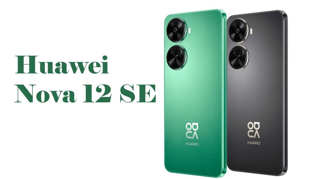 Huawei nova 12 SE Green, Black