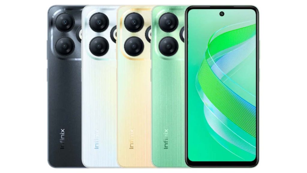 Infinix Smart 8 HD Timber Black, Shiny Gold, Crystal Green, Galaxy White