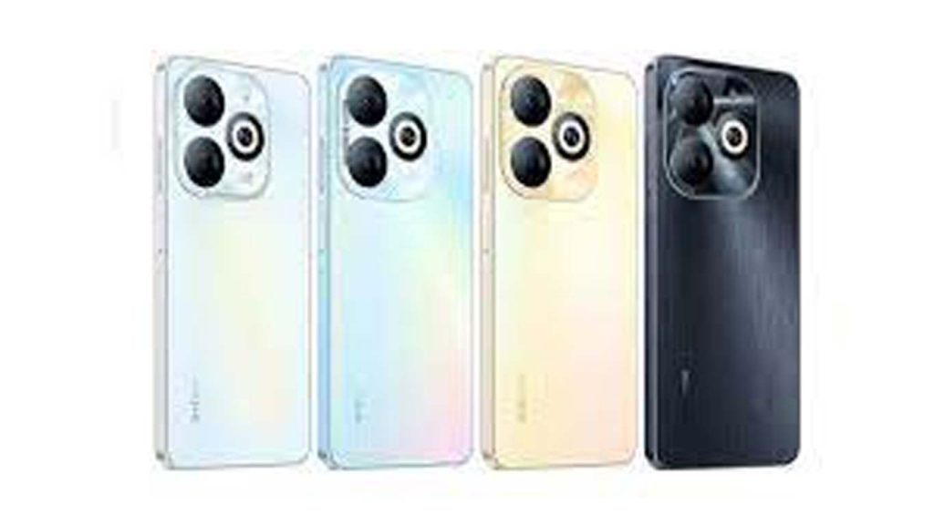 Infinix Smart 8 (India) Rainbow Blue, Galaxy White, Shiny Gold, Timber Black