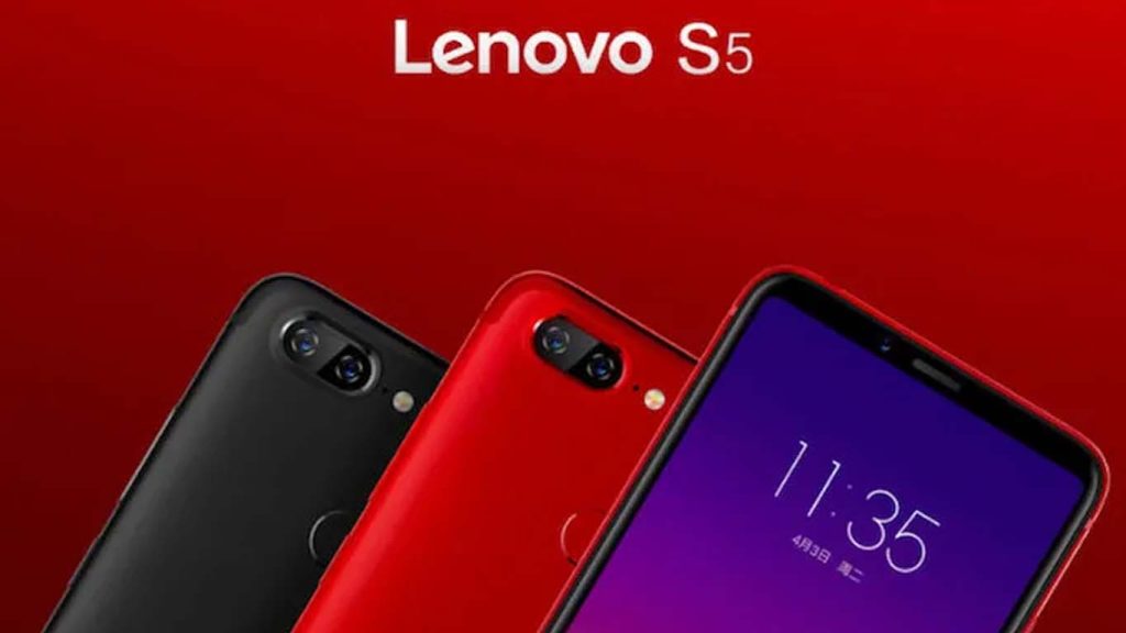 Lenovo S5 Midnight Black, Flame Red