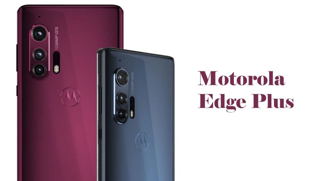 Motorola Edge Plus Motorola Edge Plus Smokey Sangria, Thunder Grey