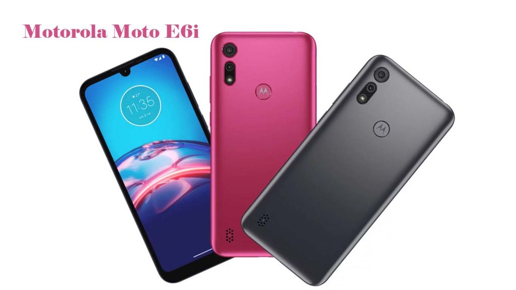 Motorola Moto E6i Titanium Gray, Pink